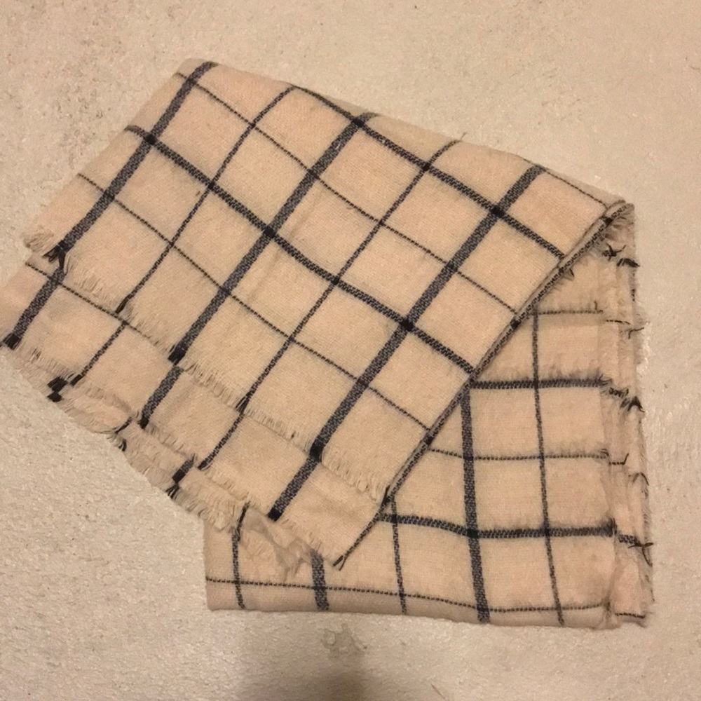 Zara plaid scarf